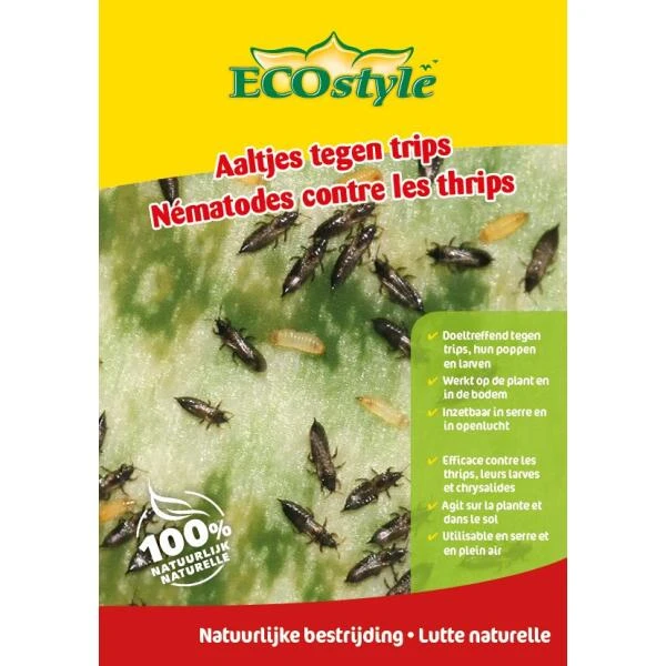 Ecostyle Aaltjes Tegen Larven Van Trips - 50 M² 1 Ecostyle Aaltjes Tegen Larven Van Trips - 50 M²