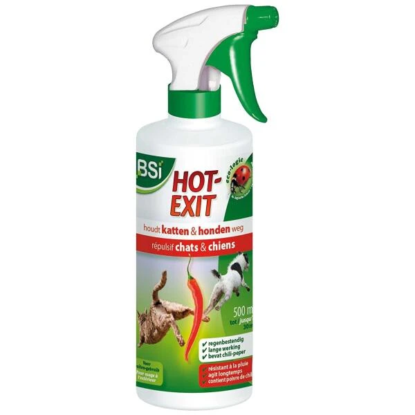 BSI Hot-exit - Katten En Honden Afweren 500 Ml 1 BSI Hot-exit - Katten En Honden Afweren 500 Ml