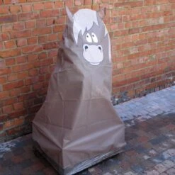 Beschermhoes Planten - Paard - 120 × 120 Cm -EDIALUX Winkel beschermhoes 120 x 120 cm paard 1484053454 4 600