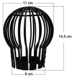 Dakgoot Bladvangers Tegen Verstopte Afvoerpijpen - Set Van 2 Stuks -EDIALUX Winkel dakgootbeschermers 1484066306 4 600