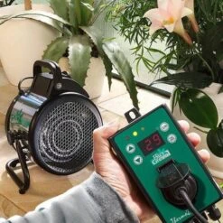 Serre/Kasverwarming En Ventilator In 1 Met Digitale Thermostaat -EDIALUX Winkel verwarming ventilator in 1 toestel 1543855208 2 600